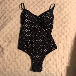 J Crew eyelet one life swim suit